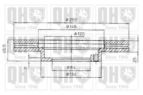 QUINTON HAZELL Тормозной диск BDC4818